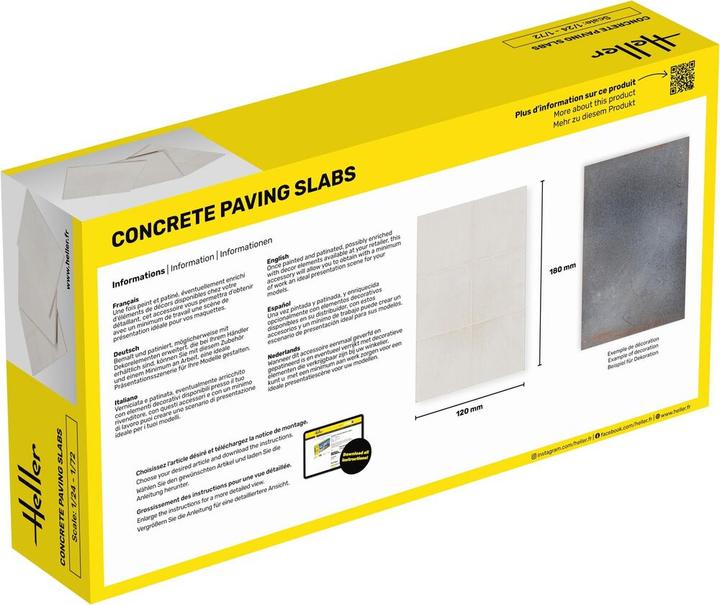 Actual product image Heller Concrete Paving Slabs
