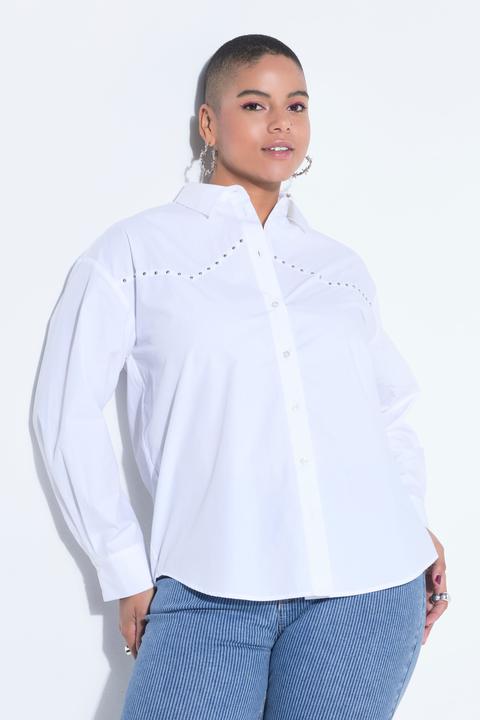 Immagine prodotto Studio Untold Camicia dal taglio oversize con rivetti decorativi (42, 44)