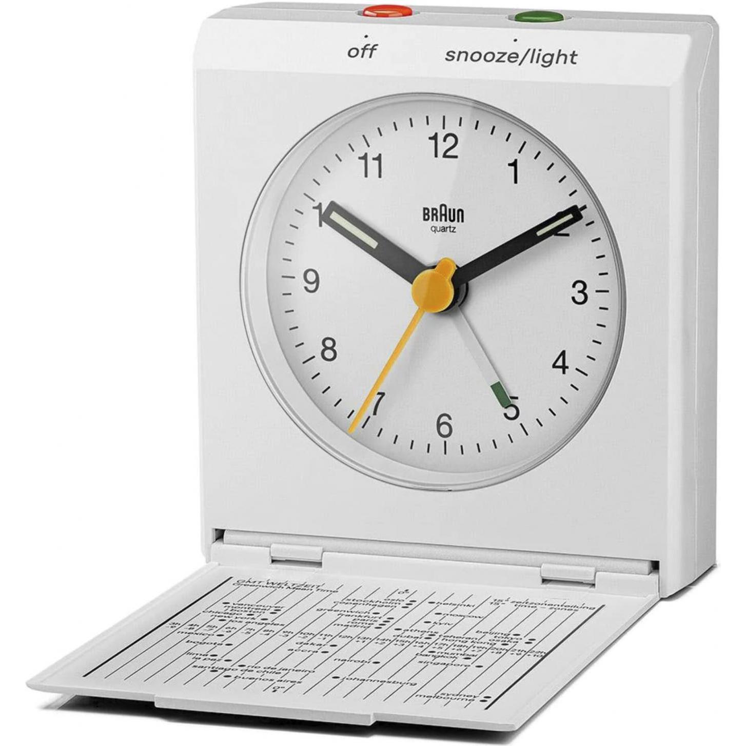 Braun, Wecker, Uhren BC05W Quarz-Klappwecker