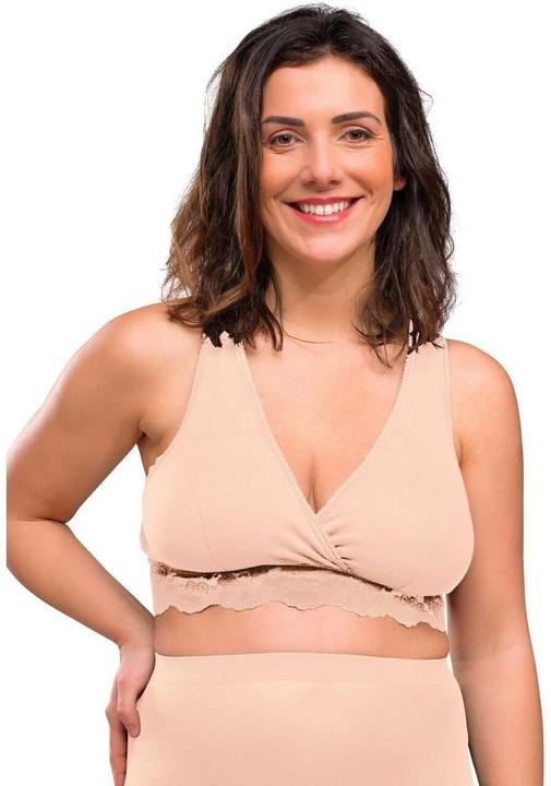 Image du produit Carriwell Soutien-gorge d'allaitement et de repos Crossover Beige S (S)