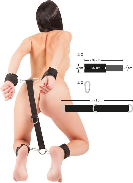 Produktbild Bad Kitty Hand- und Fussfessel Set