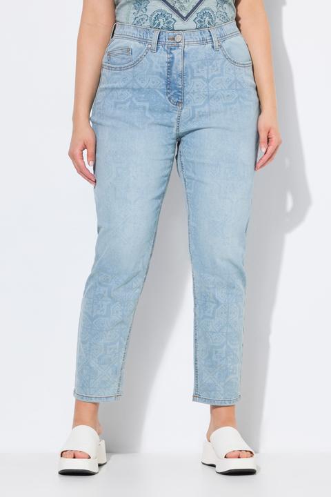 Immagine prodotto Ulla Popken Jeans con stampa laser e cinque tasche (54)