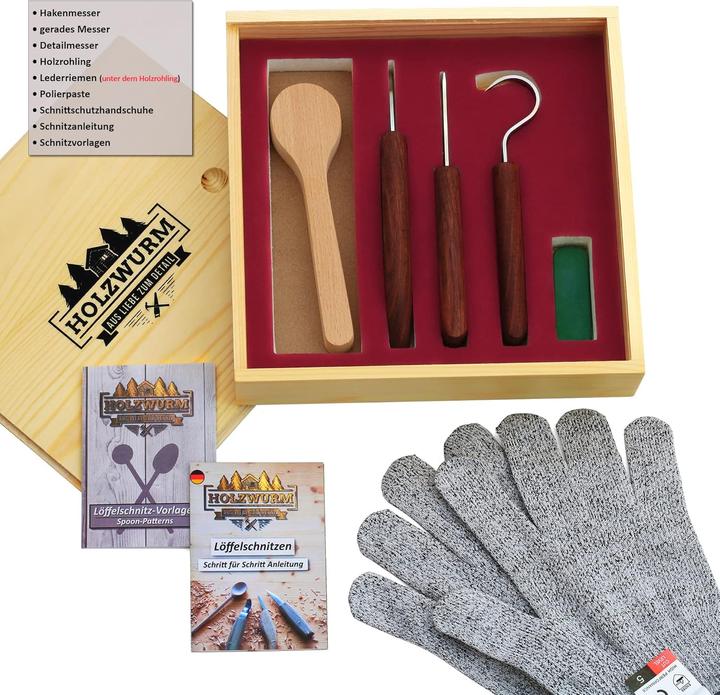 Image du produit Holzwurm Schnitzmesser Set