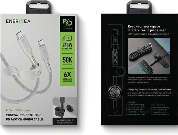 Produktbild Energea Kabel USB-C auf USB-C (1.50 m, USB 2.0, 240 W)