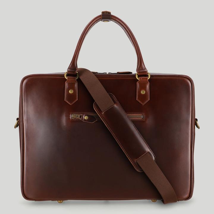 Actual product image Buckle & Seam Briefcase Sierra Brown/Dots