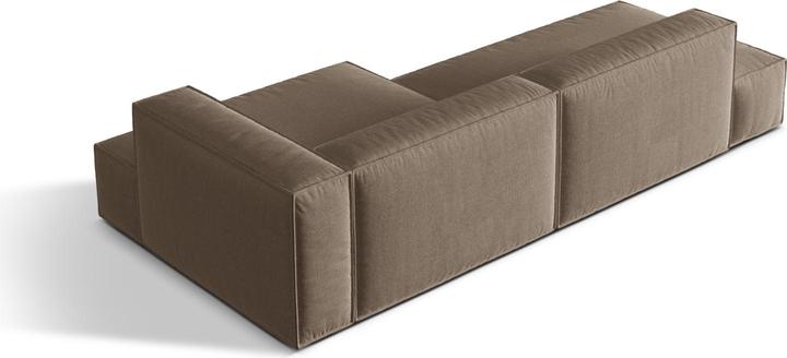 Actual product image Micadoni Modular Right Corner Sofa, "Nuria", 4 Seats, 147x312x72 Made in Europe (Modular sofa, Corner sofa)