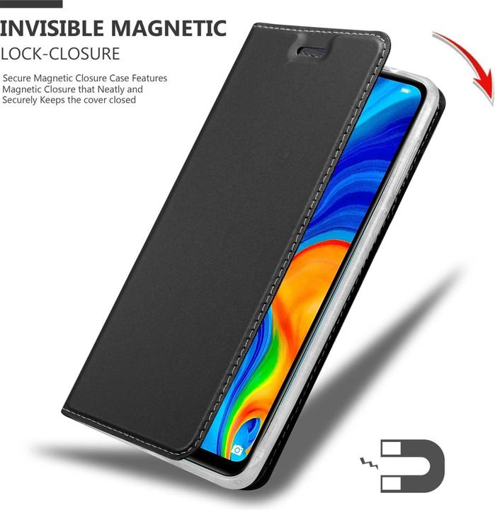 Actual product image Cadorabo Book Classy Style Cover (Huawei P30 Lite)