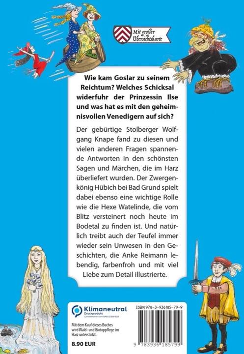 Produktbild Die schönsten Harzer Märchen und Sagen (Deutsch, Anke Reimann, Wolfgang Knape, 2016)