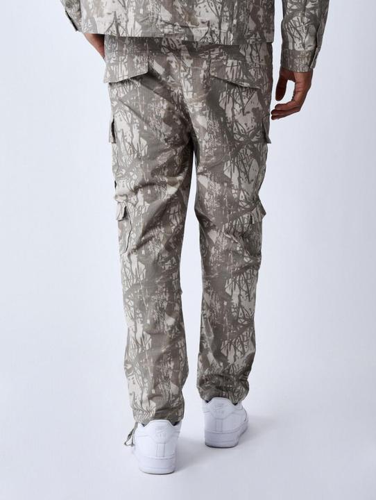 Actual product image Project X Paris Multi-pocket cargo trousers with branch pattern (M)