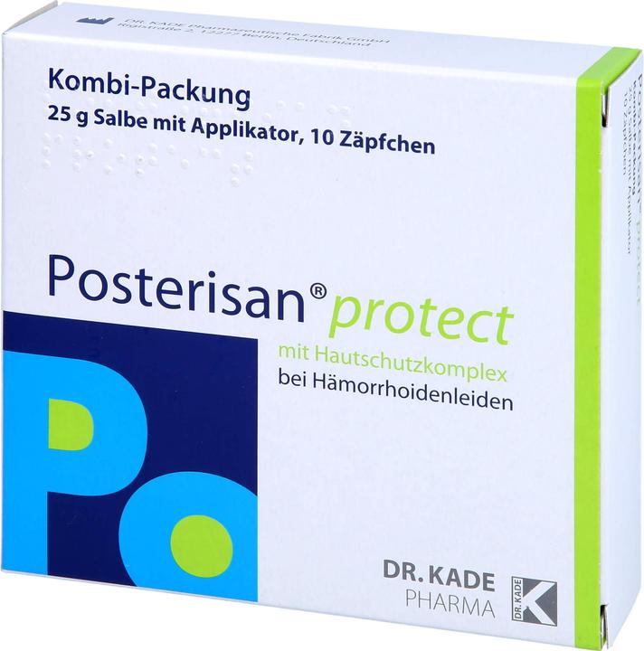Produktbild Posterisan protect Kombi-Packung Salbe und Zäpfchen bei Hämorrhoidenleiden, 1 St. Kombipackung (Intimwaschlotion)