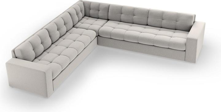 Actual product image CXL by Christian Lacroix Symmetrical Corner Sofa, "Yohan", 5 Seats, 236x236x72 Made in Europe (Corner sofa)