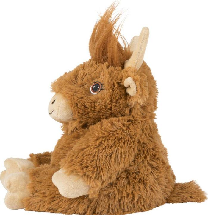 Warmies Animale di peluche riscaldante per bovini delle Highlands.01251 (36 x 23 cm)
