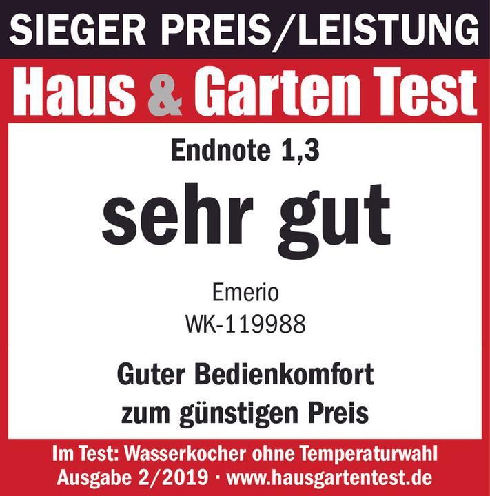 Actual product image Emerio WK-119988 (1.70 l)