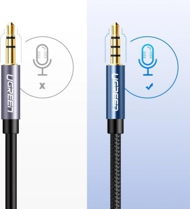 Image du produit Ugreen jack 3,5 mm - jack 3,5 mm (1.50 m, Jack 3,5 mm (AUX))
