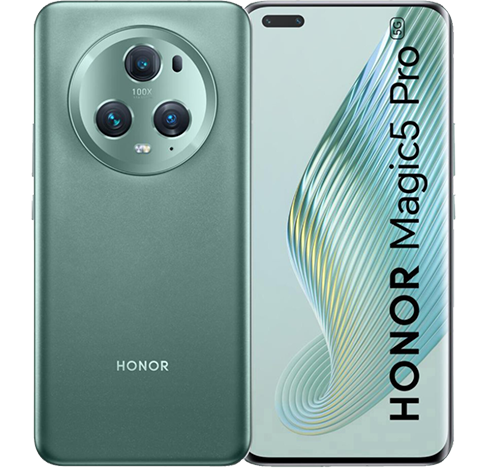 Actual product image Honor Magic5 Pro (512 GB, meadow green, 6.81", SIM + eSIM, 50 Mpx, 5G)
