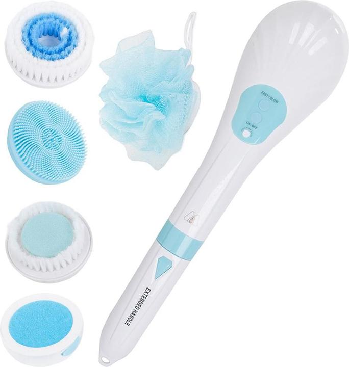 Actual product image JTI Electric back brush, rechargeable - 5 heads