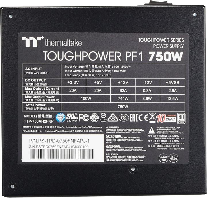 Produktbild Thermaltake Toughpower PF1 (750 W)