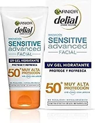 Produktbild Garnier SENSITIVE ADVANCED gel facial SPF50+ 50 ml (Sonnengel, SPF 50, 50 ml)