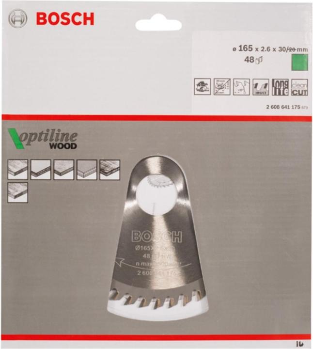 Produktbild Bosch Professional Zubehör PRO Wood Kreissägeblatt, 165 x 2.6 x 30 mm
