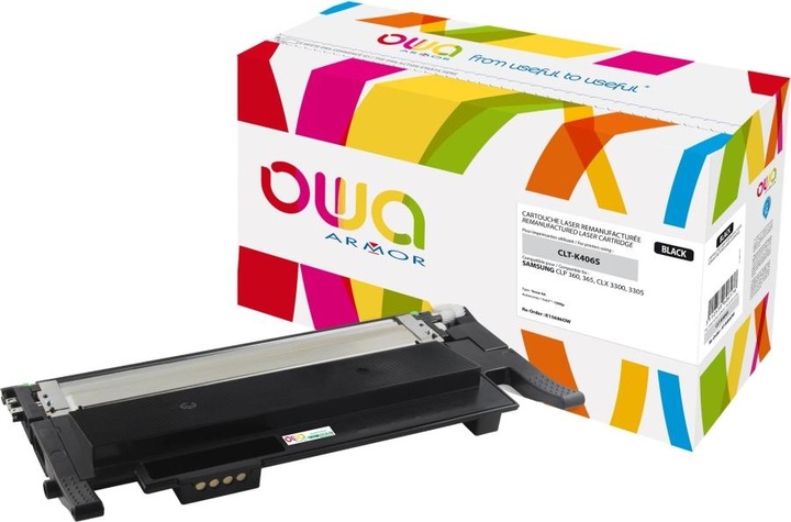 Actual product image Armor OWA OWA Toner compatible with SAMSUNG CLT-K406S/ELS (1500 p.) black (B)