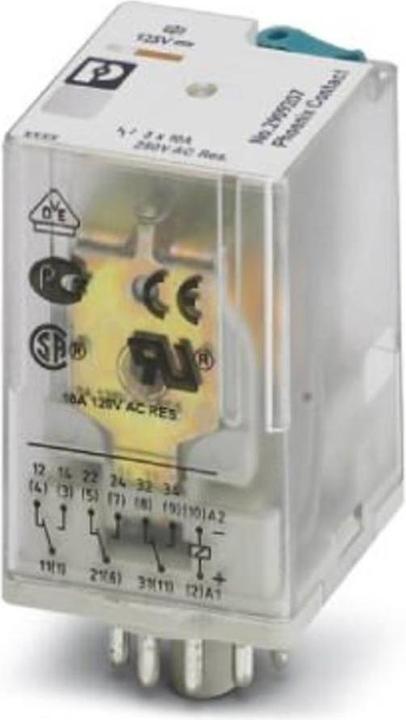 Actual product image Phoenix Contact REL-OR3/LDP-125DC/3X21 Relay 125 V/DC 10 A 3 CO 50 pcs.
