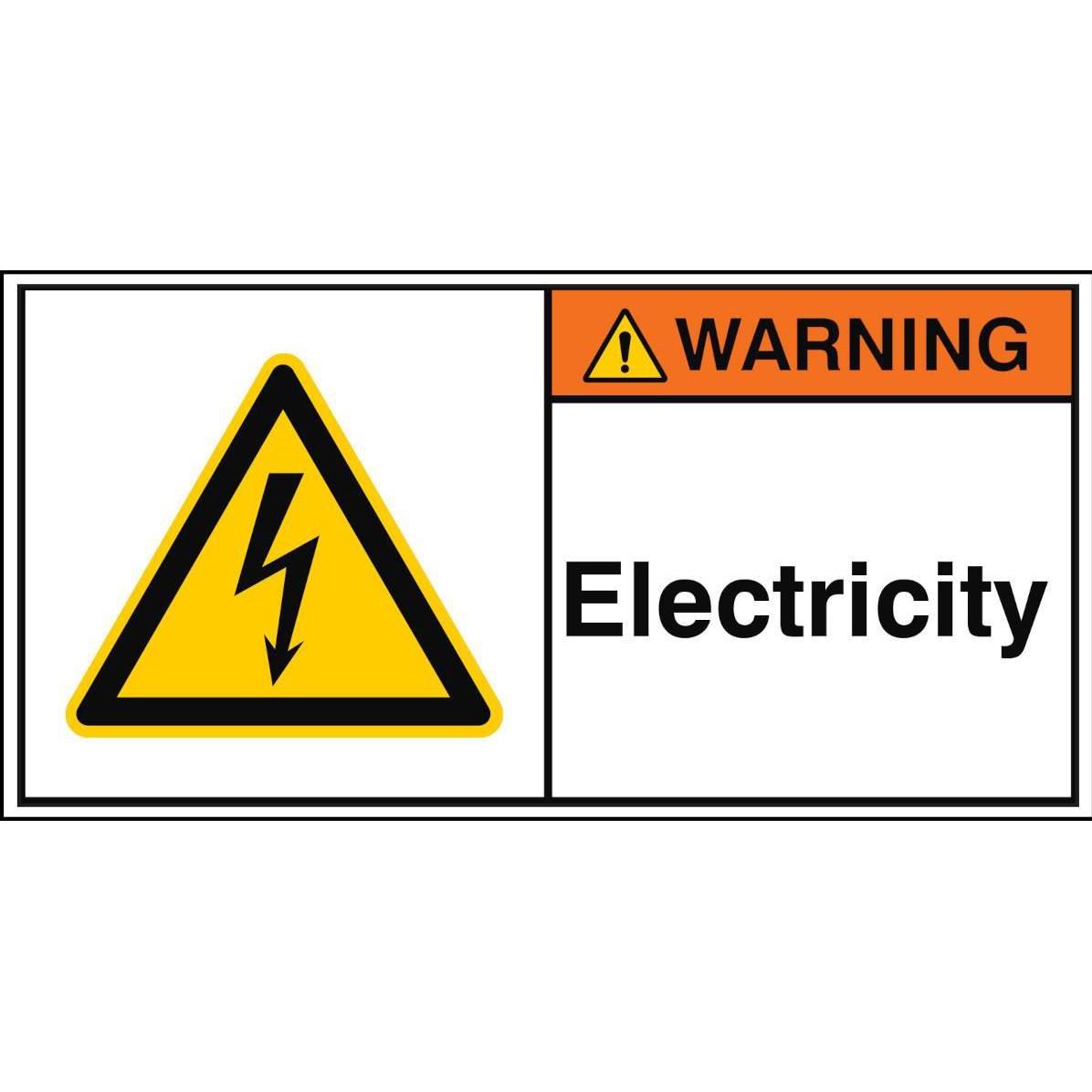 Brady, Sicherheitskennzeichnung, ISO Safety Sign - Electricity