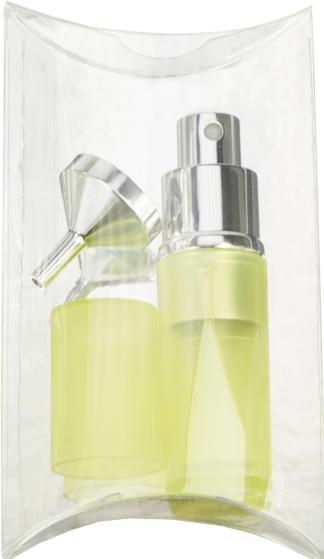 Produktbild Taschenzerstäuber transparent grün für 8 ml + Trichter silber in Geschenkpackung (8 ml)