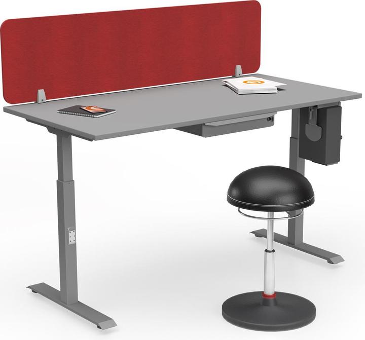 Immagine prodotto BMB Telaio del tavolo alluminio bianco RAL 9006 Altezza 900 mm Viti