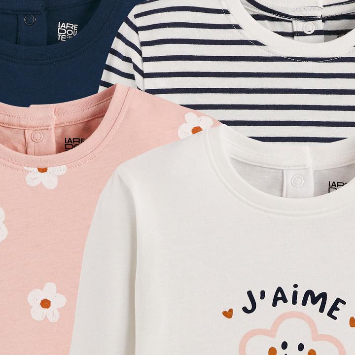 Produktbild La Redoute Collections 4er-Pack langärmelige Shirts (74)