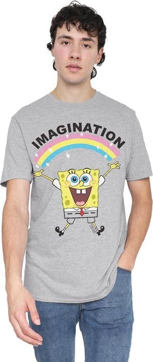 Immagine prodotto Spongebob Squarepants Simple Imagination Maglietta Uomo (5XL)