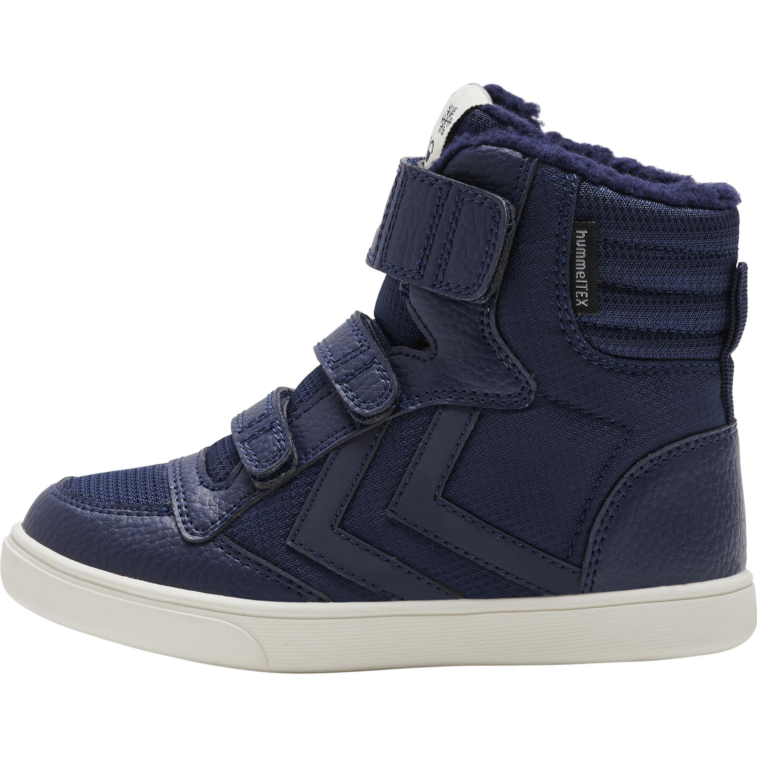 hummel, Jungen, Sneaker, Stadil Super Poly Boot Recycled Tex Jr, Blau, (33)