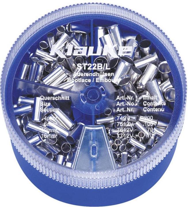 Produktbild Klauke Aderendhülsen Sortiment 4 16 mm²