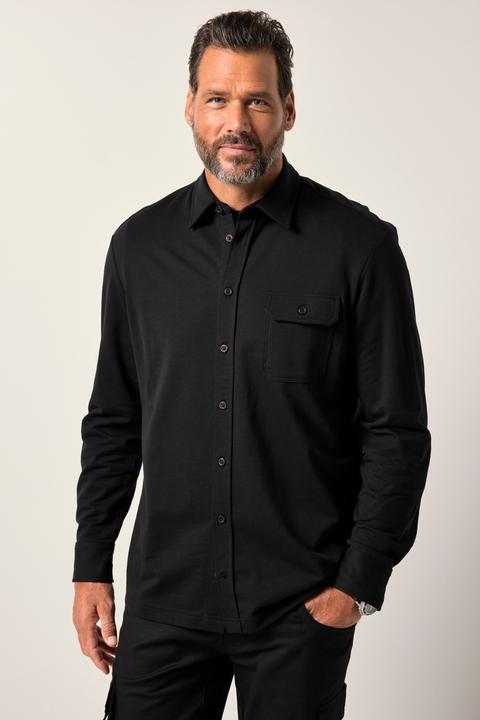 Immagine prodotto JP1880 Sweathemd, Workwear, Langarm, Modern Fit, Kentkragen, Rückenprint (XXL)