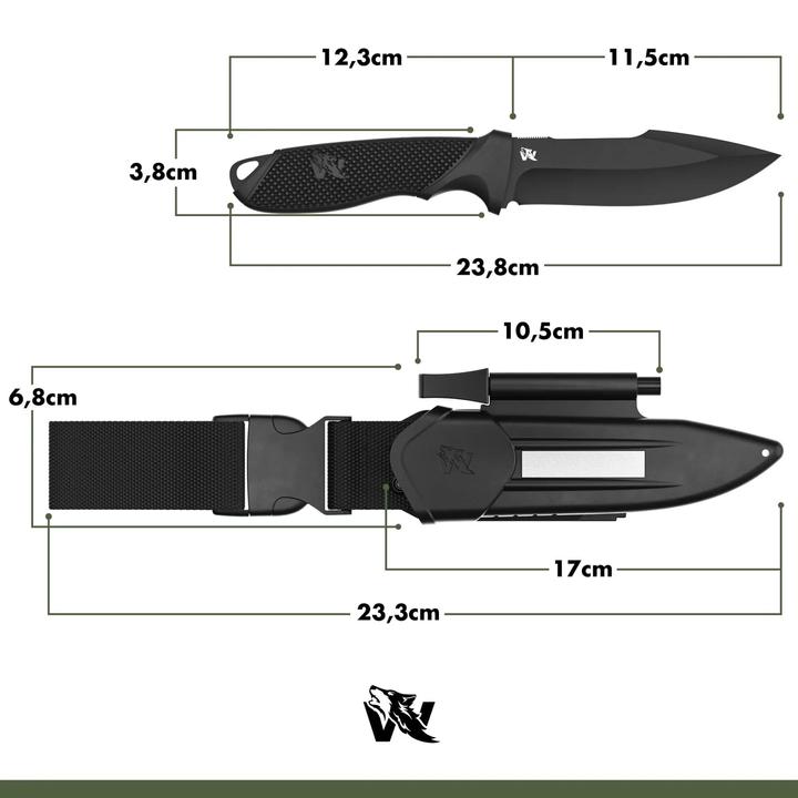 Immagine prodotto Odenwolf W3 Nero completo (11.50 cm)