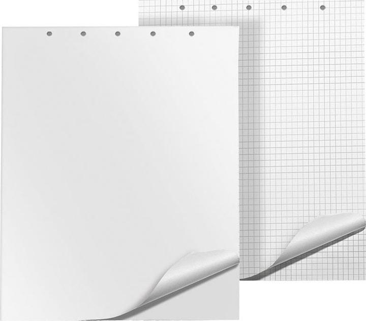 Actual product image Q-Connect K-CONNECT flipchart pad, grid, 65x100cm, 20 cards, white