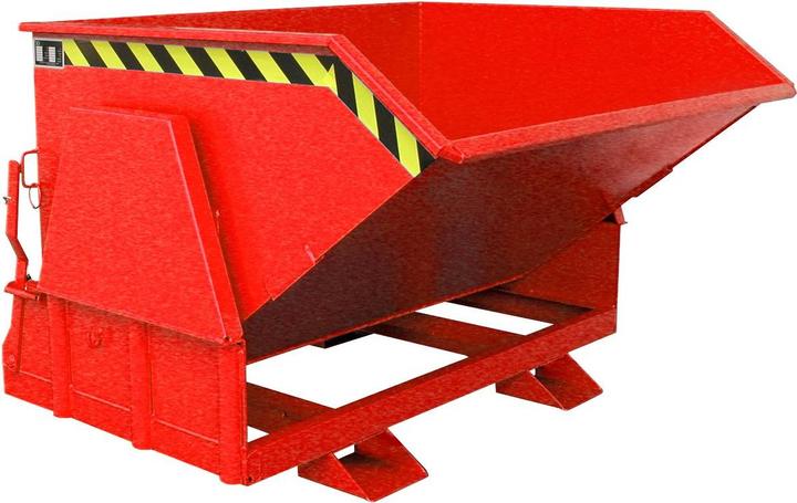 Actual product image eurokraft pro Tipping container, standard overall height, without chassis (1200 l)