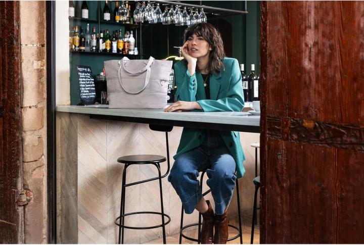 Produktbild reisenthel Tasche Shopper e1 Twist Sky Rose Hellgrau