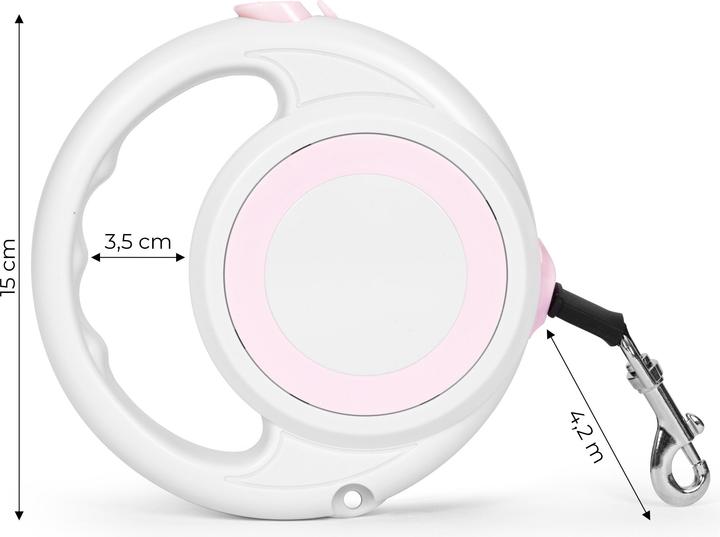 Produktbild Petsi 4,2 m automatische Leine für Hund oder Katze mit Sperre (Hund)