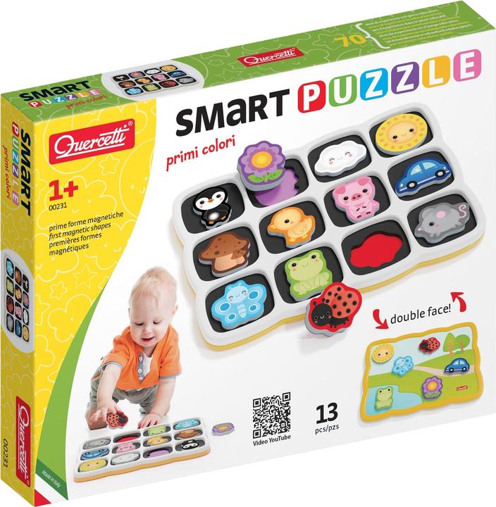 Actual product image Quercetti Smart Magnet Puzzle (12 pieces)
