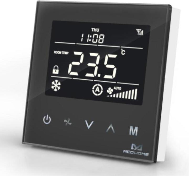 Actual product image MCO Home MCOEMH8-FC4B - Fan Coil Thermostat 4 pipe Black Edition
