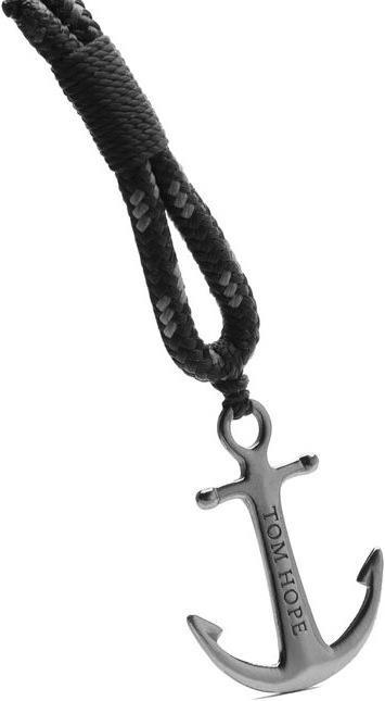 Immagine prodotto Tom Hope Bracciale Tom Triple Black (16.50 cm, Argento, Materiale sintetico)