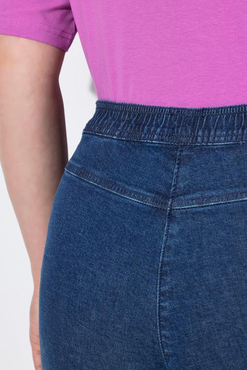 Produktbild Ulla Popken Marlenejeans Mary, weiter 5-Pocket-Schnitt, Elastikbund (52)