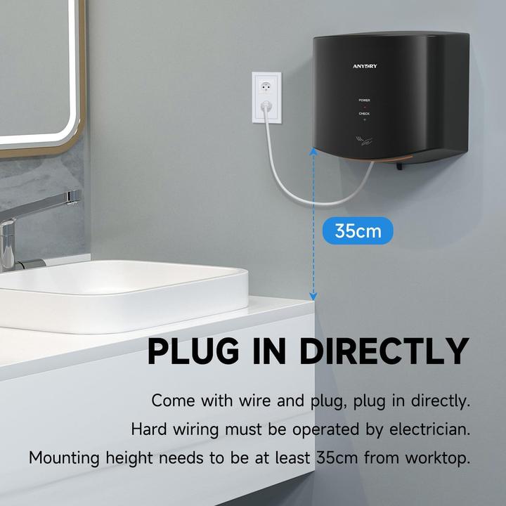 Actual product image Anydry 2630S, Black