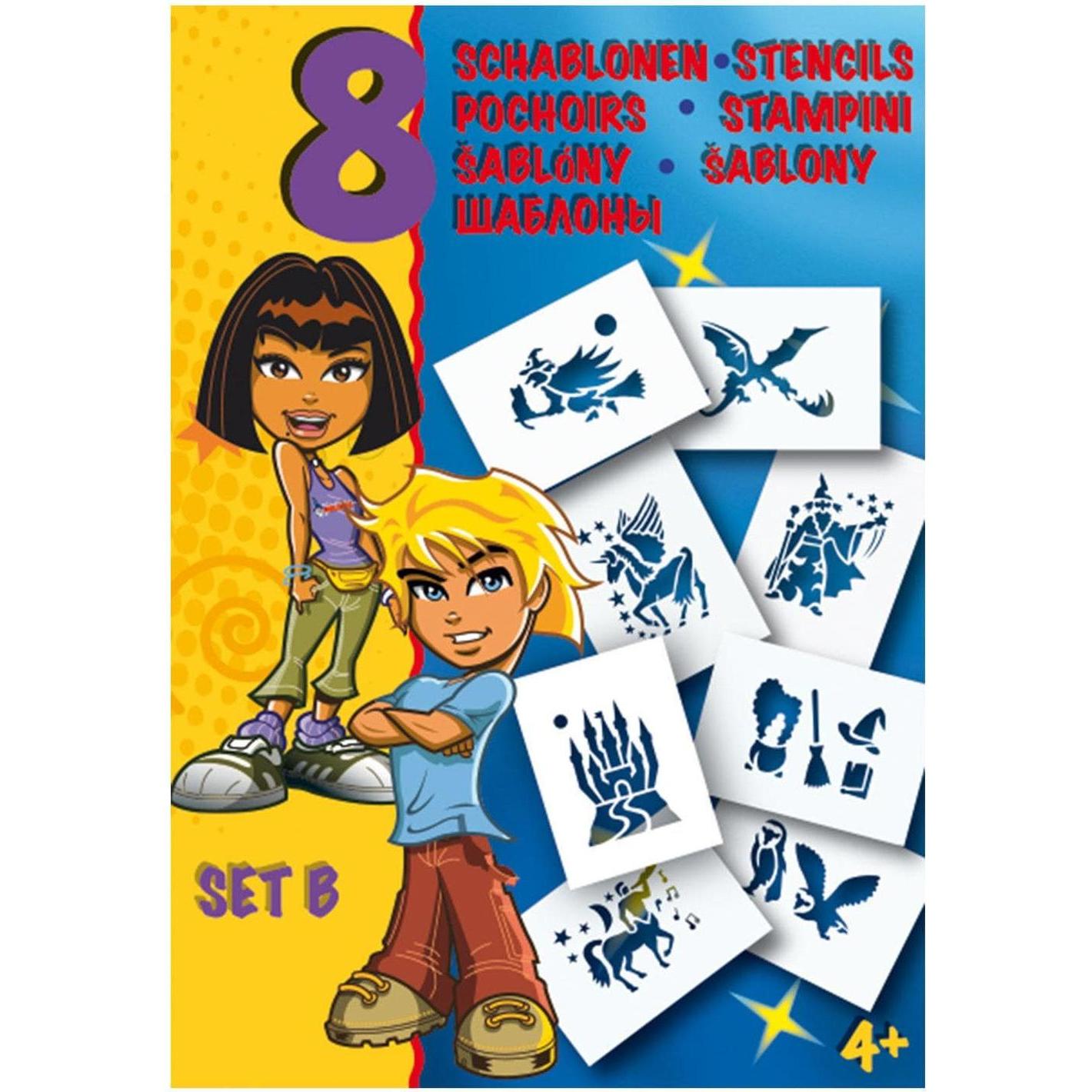 Malinos Schablone Set B Fantasy