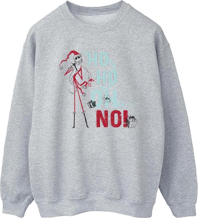 Actual product image Disney Womens/Ladies The Nightmare Before Christmas Ho Ho No Sweatshirt (3XL)