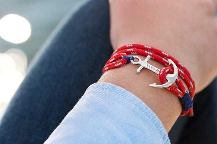 Immagine prodotto Tom Hope Bracciale Arctic 3 (18 cm, Argento, Materiale sintetico)