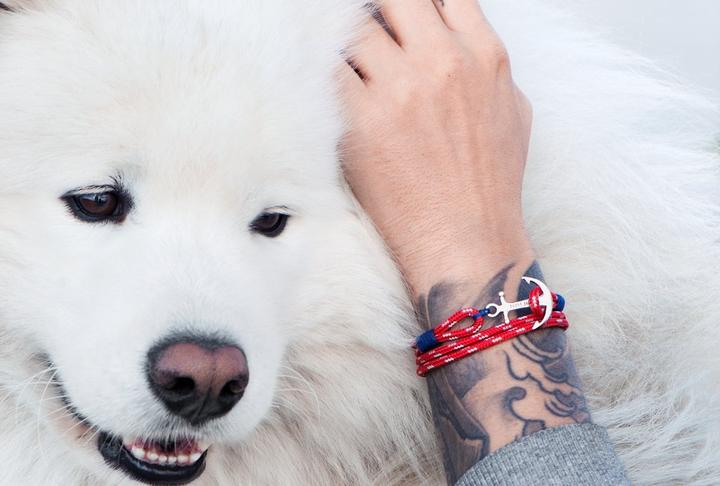 Immagine prodotto Tom Hope Bracciale Arctic 3 (18 cm, Argento, Materiale sintetico)