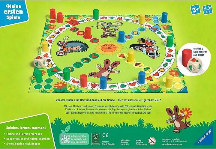 Productafbeelding Ravensburger Der Maulwurf und sein Lieblingsspiel (Duits, 2 - 4 Spelers)