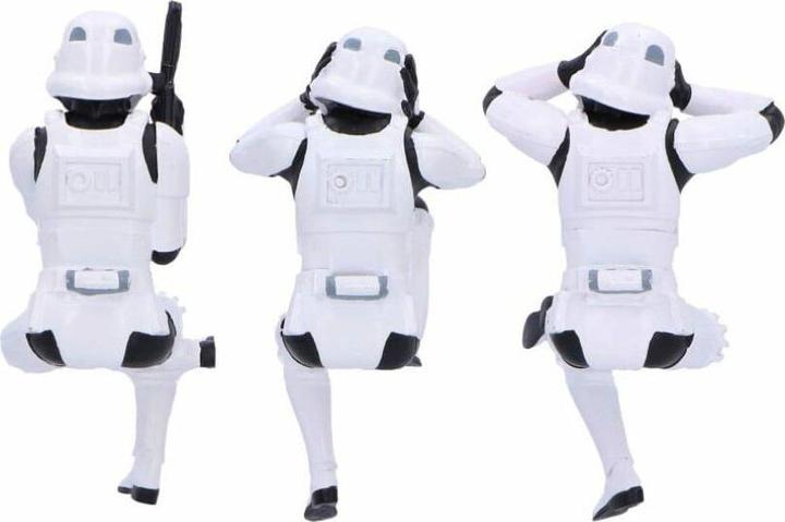 Immagine prodotto Nemesis Now Statuette Stormtrooper Tre saggi Stormtrooper seduti 11 cm