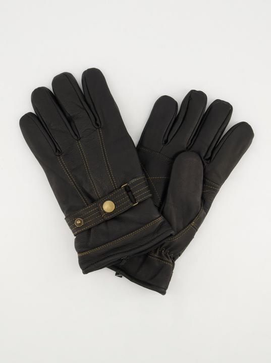 Produktbild JP1880 Leder-Handschuhe, Echtleder, Warmfutter, Riegel (10)